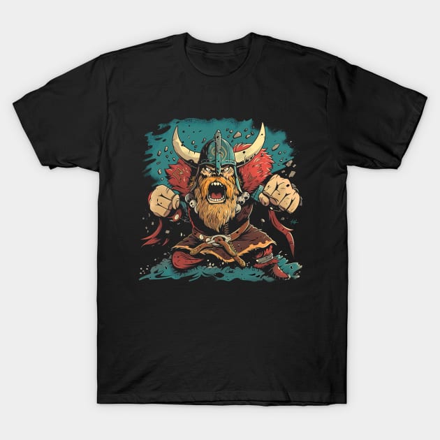 Сute Viking T-Shirt by FrogandFog